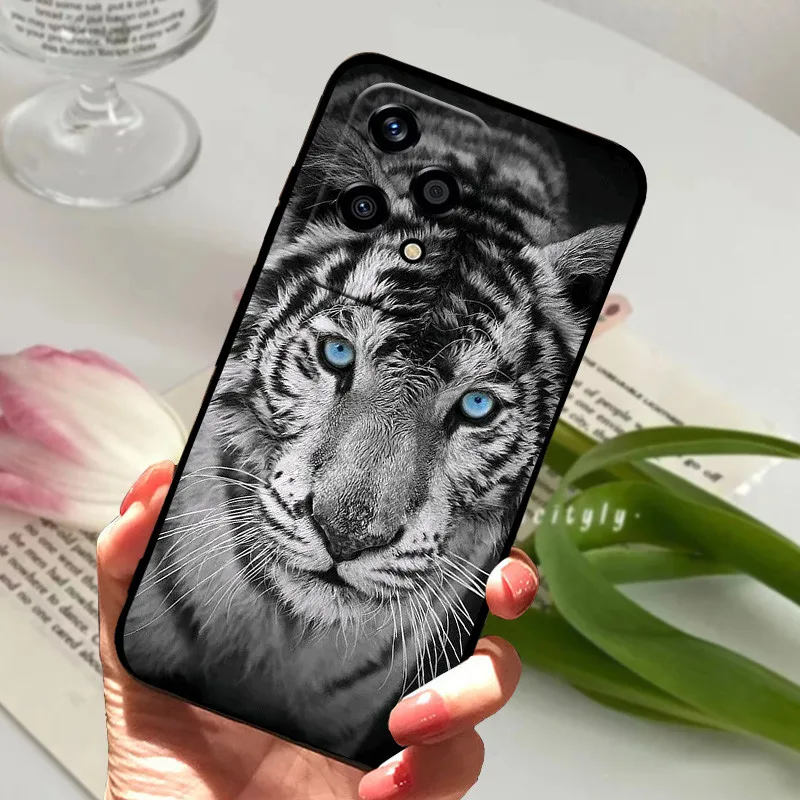 Shockproof Soft TPU Silicone Phone Case - Cartoon Matte Bumper Cover