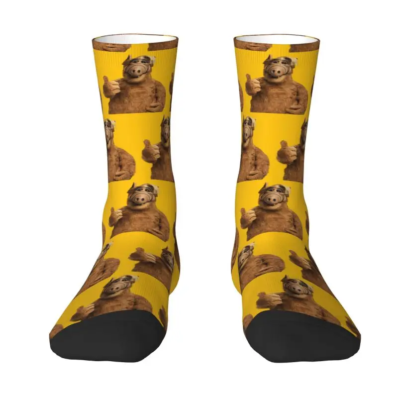 Alf Pollici In Su Calzini Da Uomo Unisex Cute Alien Life Form Sci Fi Tv Show Primavera Estate Autunno Inverno Dress Socks