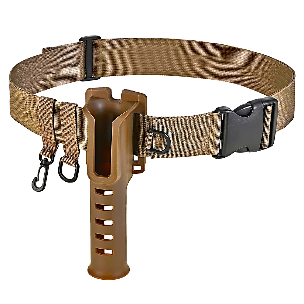 Fishing Waist Belt Rod Holder Adjustable Fishing Wading Belt Rod Holder Wader Waist Gear Accessories fishing rod holder