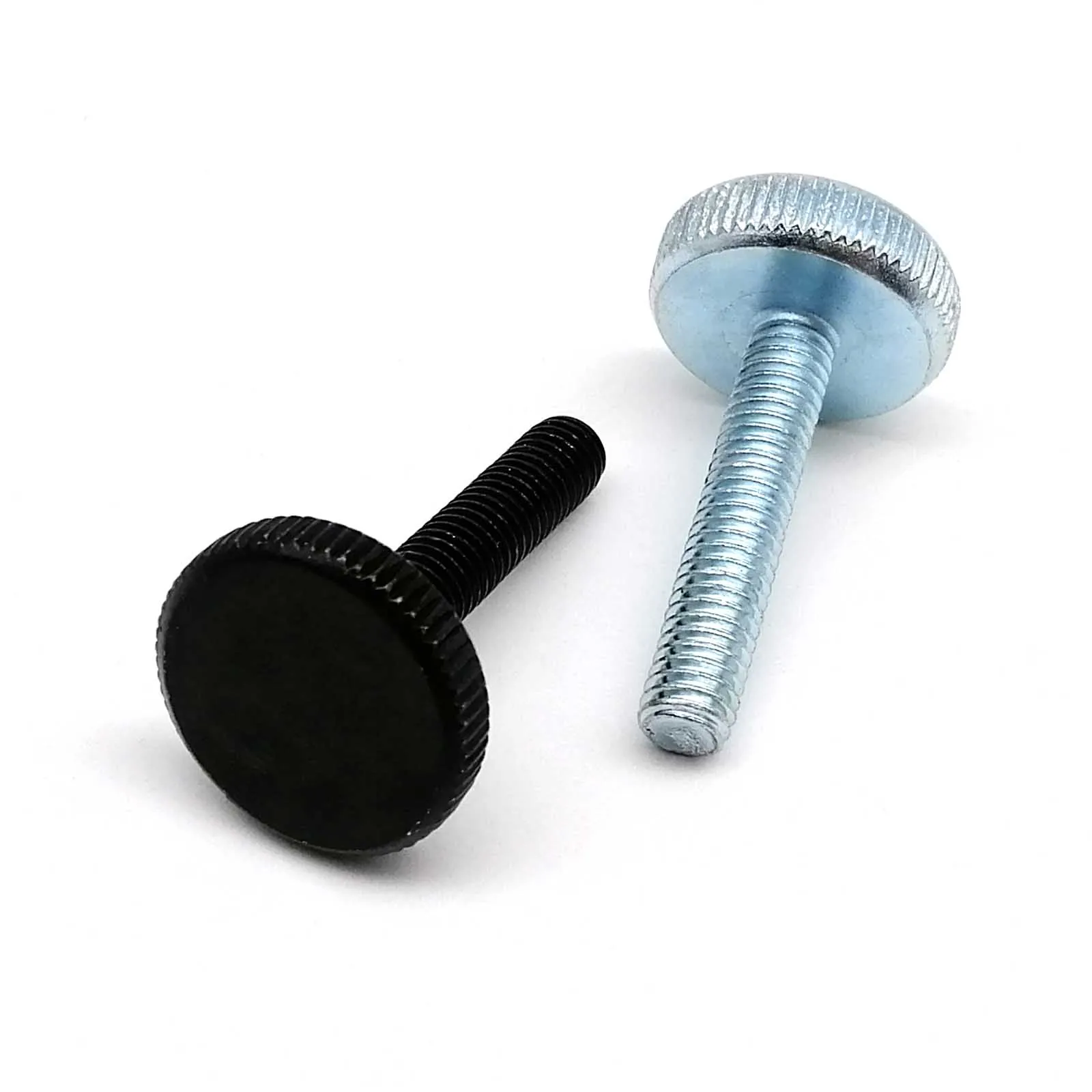Knurled Flat Head Hand-Tighten Thumb Screw Bolt for Curtain Wall Glass Lock Adjustment