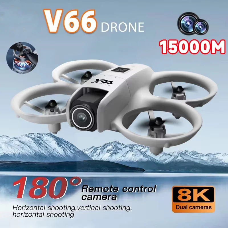 V66 ミニドローン 8K プロフェッショナル HD 広角カメラ WiFi FPV RC