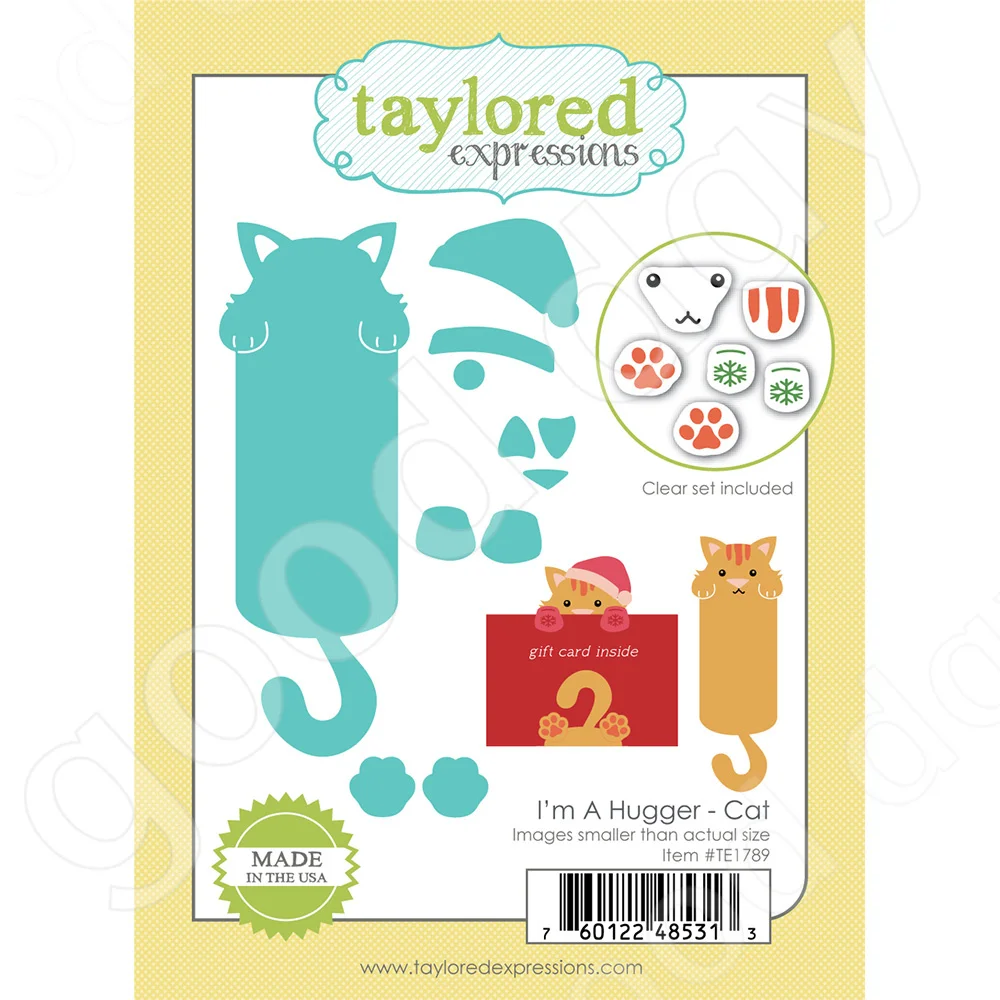 

New Arrival Cute Christmas Cats Cutting Dies Stamps Scrapbook Diary Decoration Embossing Template Diy Greeting Card Handmade