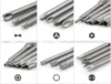 50pcs Extra Long Reach Bit Set 75mm Security Screwdriver Bits Torx Star Hex Philips Square Spanner Bit 4
