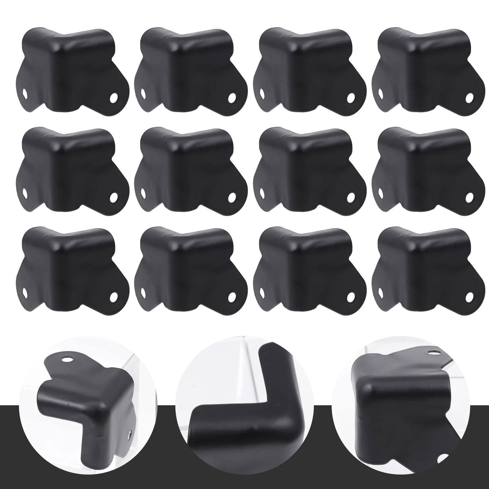 Speaker Wrap Angle Corner Furniture Iron Covers Protector 16 Pcs Practical Anti-collision Protective Corners Cabinet table corner protector