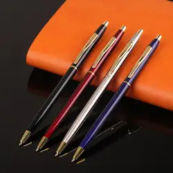 Stylo à bille en métal, 1 pièce, stylo de bureau à Signature automatique, haut de gamme, appareils scolaires exquis, A0z1 