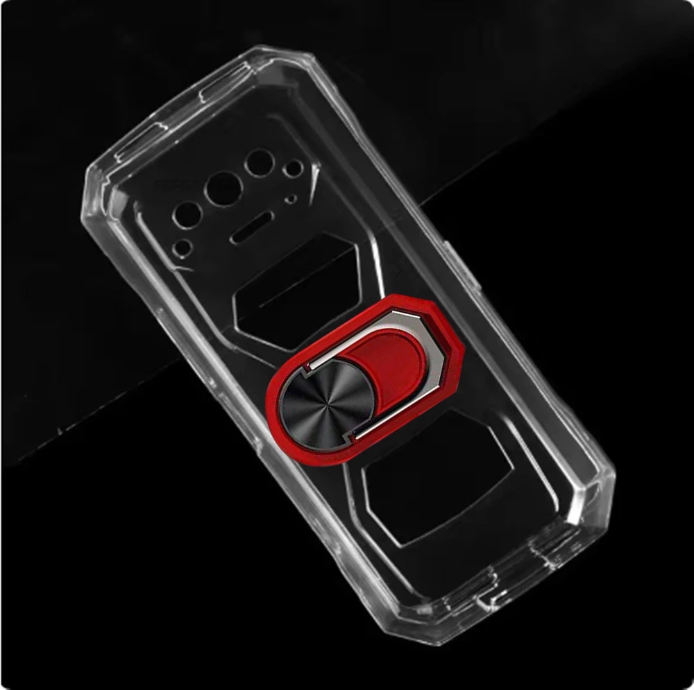 Enhanced Soft TPU Silicone Phone Case with Finger Ring Bracket