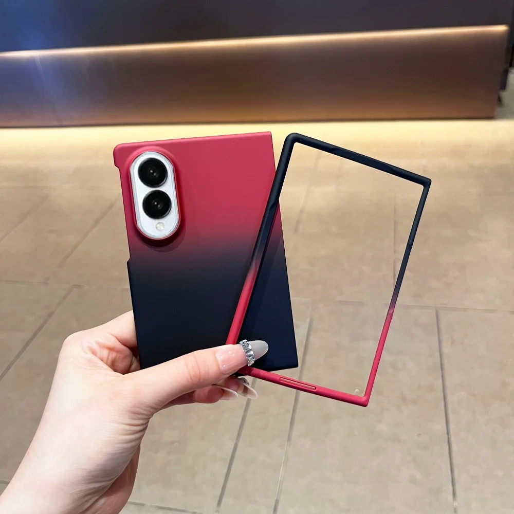 Gradient Candy Color Skin-friendly Slim Matte Protective Case