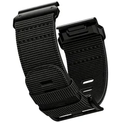 QuickFit Nylon Strap in 26mm/22mm - Premium Watch Bracelet - 22mm QuickFit (Black)