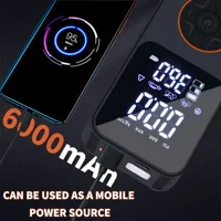 EAFC – compresseur d'air Portable sans fil, gonfleur de pneus de voiture à double écran pour Automobiles et véhicules électriques, accessoires de pièces automobiles 5