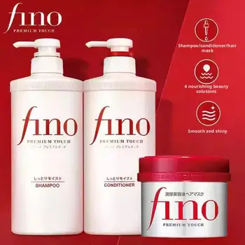Set Maschera, Shampoo e Balsamo Fino per Riparazione Profonda dei Capelli Danneggiati, Idratante, Controllo dell'Oleosità, Anti-Crespo, Prodotti per la Cura dei Capelli