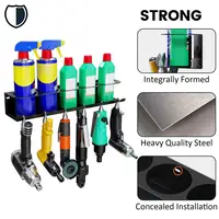 Hand Power Tool Organizer Wall Mounted Shelf For Workshop Garage Aerosol Spray Can Holder Car Brushes Bottle Organizer Holder 2