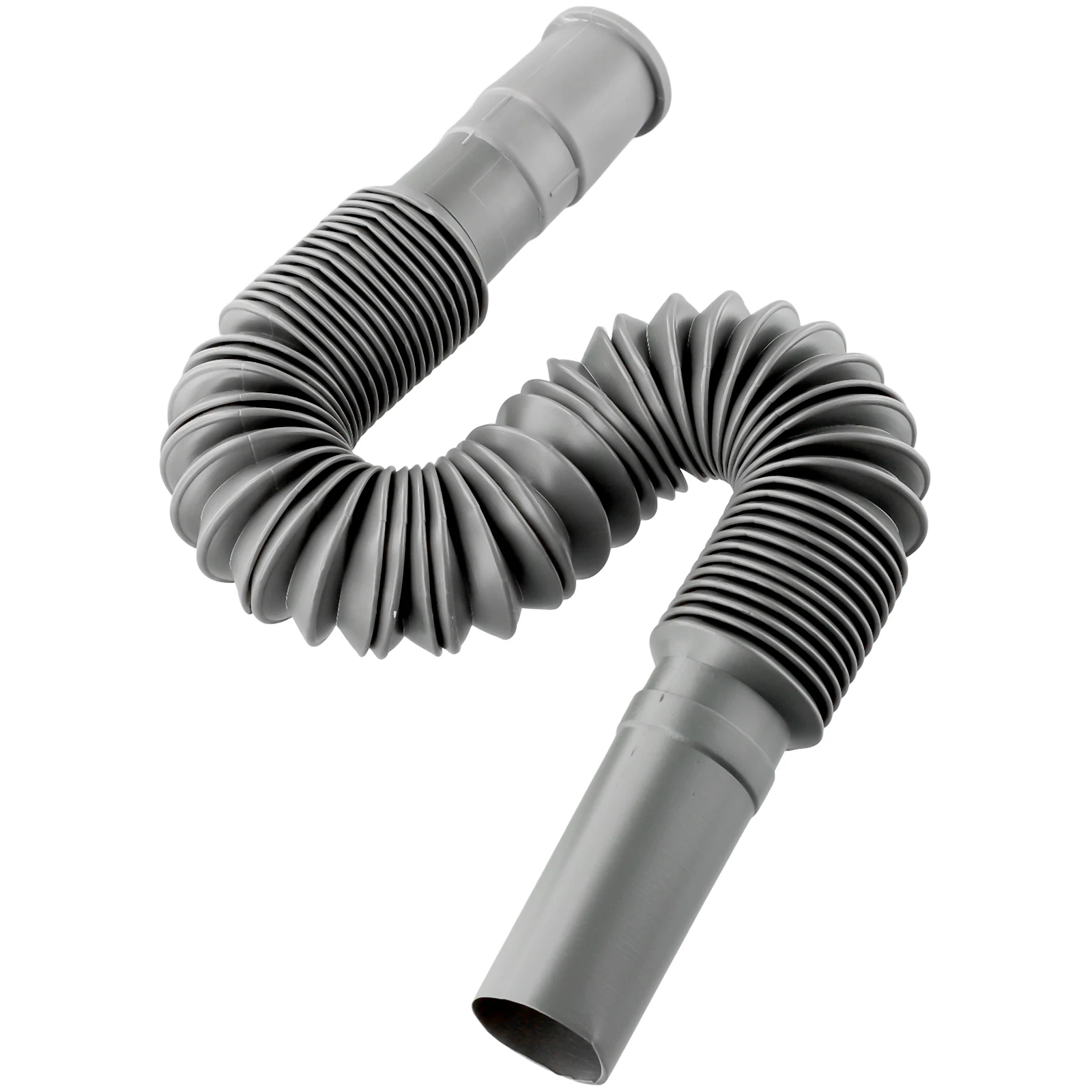 

Water Drain Flexible Hose Pipe Kitchen Basin Strainer Sink Extension Drain Gray 80cm Washbowl Home Plastic Tubing