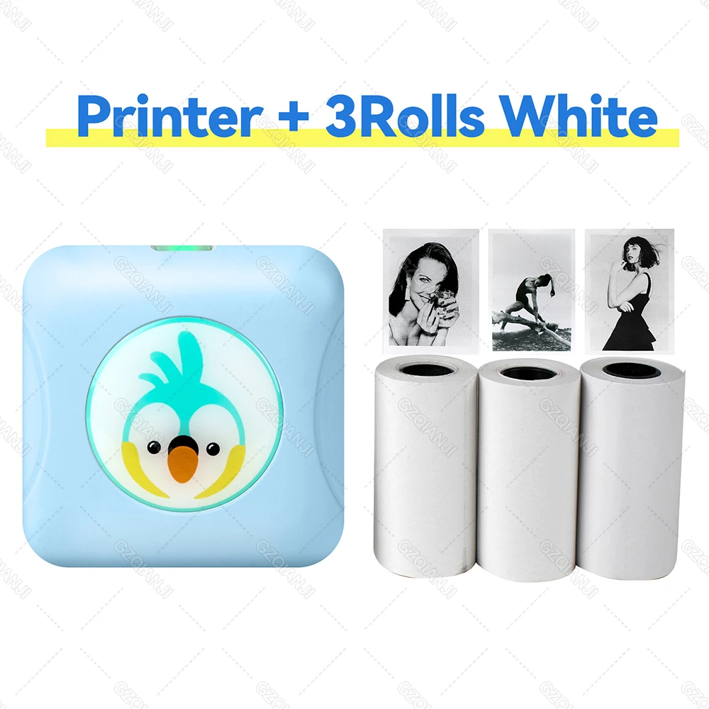 printer bluetooth mini Mini Cute 203DPI Portable Bluetooth 4.0 Thermal Photo Label Printer Mobile Machine Color Paper For Phone Notas Chuleta Regalos tiny photo printer Printers