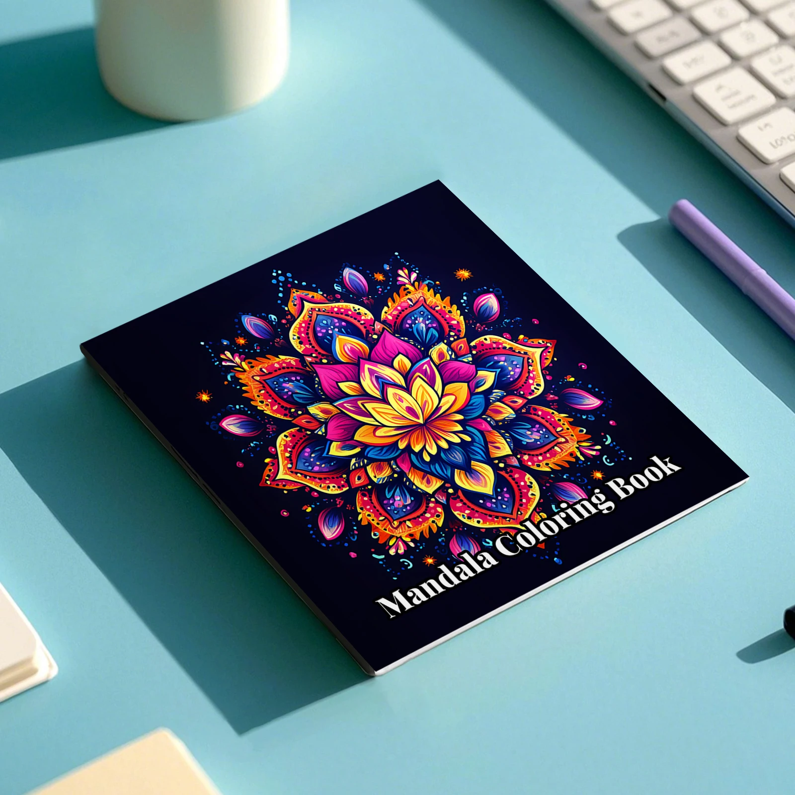 MANDALA Coloring Book for Adults Picture Book Cute Flower Drawing Book Perfect Gift for Party and Birthday 3