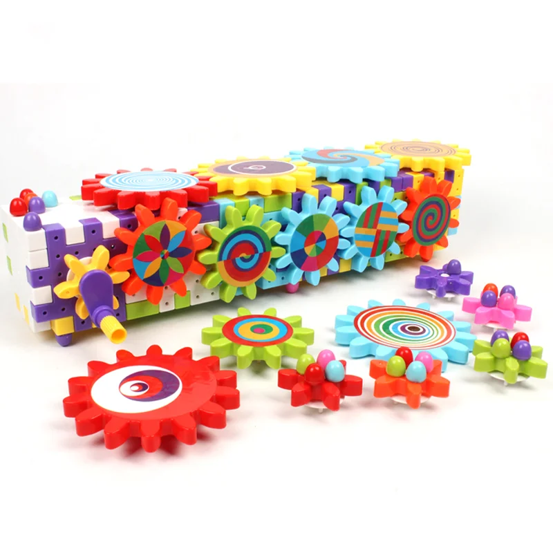 Big Building Blocks Pipeline Playground Spin Parts Slide Ladder Gear Swing Compatible Bricks Baby Assemble Interactive Toys Gift