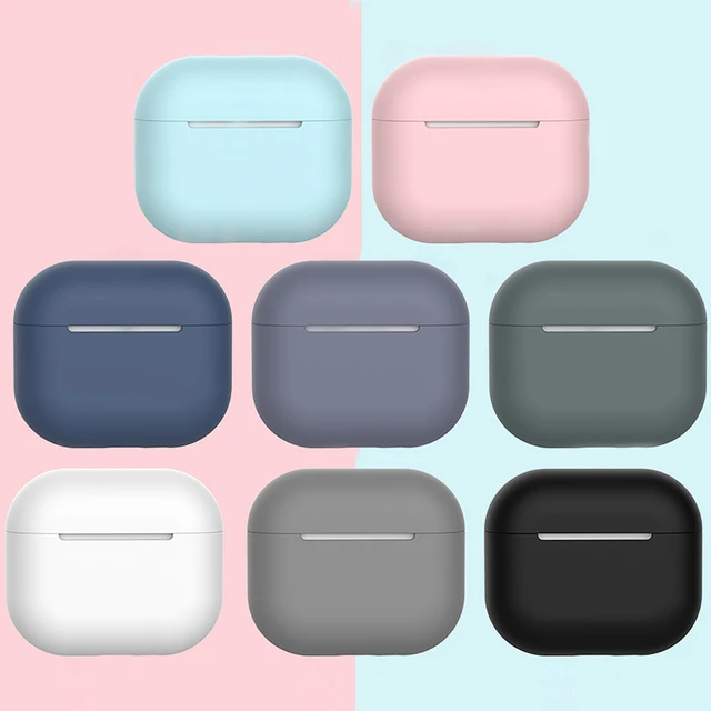 Case For AirPods Pro 2 3 Liquid Silicone Case Protective Cover Ultra-thin  simple Soft Protect Cover for airpods 3rd generation - AliExpress