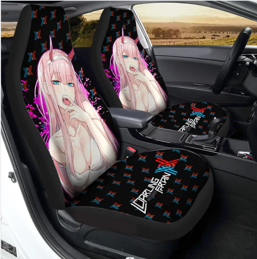 

Astolfo Darling In The Franxx Anime Print Car Seat Cover Fits Most Car Seat Cover Protection Zero Two Girls Pattern Seat Cover