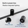 5mm Slim Magnetic Track Light System Black White Ultra Thin Ceiling Surface Mounted Led Rail Lamp Linear Magnet Home Lamps 3