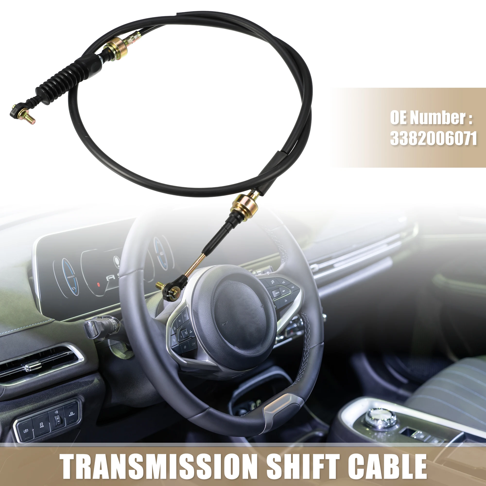 X Autohaux Automatic Transmission Shifter Cable Gear Shift Control Lever Selector Cable No.3382006071 for Toyota Camry 1997-2001