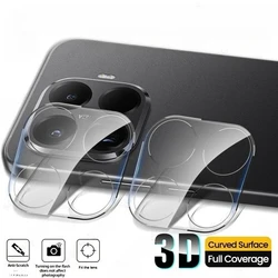 2 - Pack 9H Curved 3D Clear Tempered Glass Camera Protectors - Xiaomi 15T 5G (2Pieces)