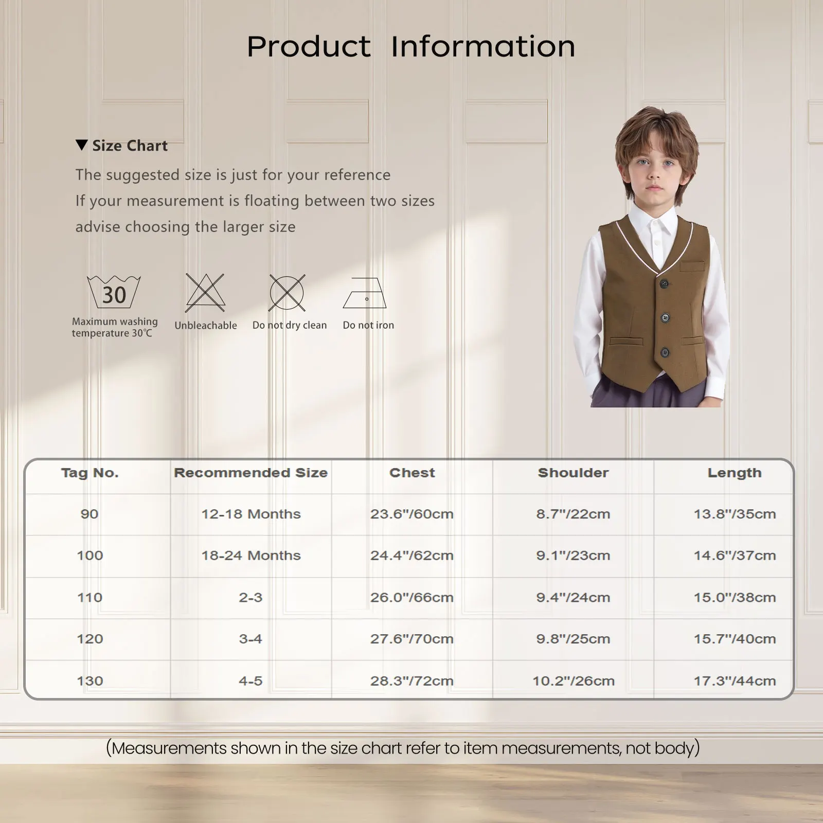 아이들 남아 정장 베스트 민소매 브이넥 포인트 헴 웨이스트코트 탑 세례식 결혼식 생일 파티 연회용