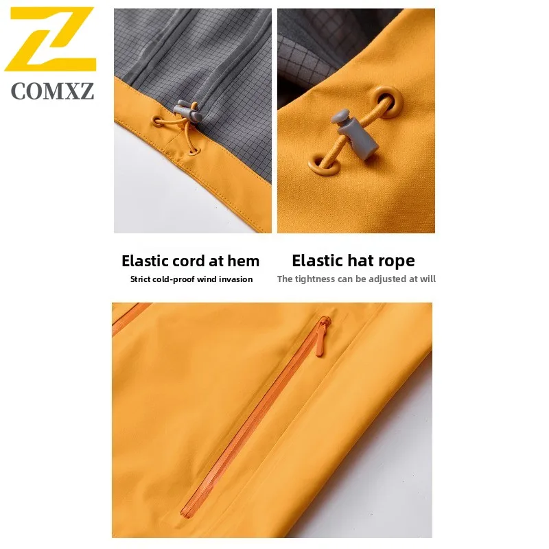 All-Seam Sealed Mountain Outdoor Windbreaker Jacket Men Women Spring Autumn Lightweight Waterproof Windproof Hiking Camping Coat