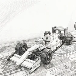 McLaren F1 Theme Collection Bricks Construction Set for Enthusiasts - Perfect Holiday Gift and Office Display (NO BOX 10330)