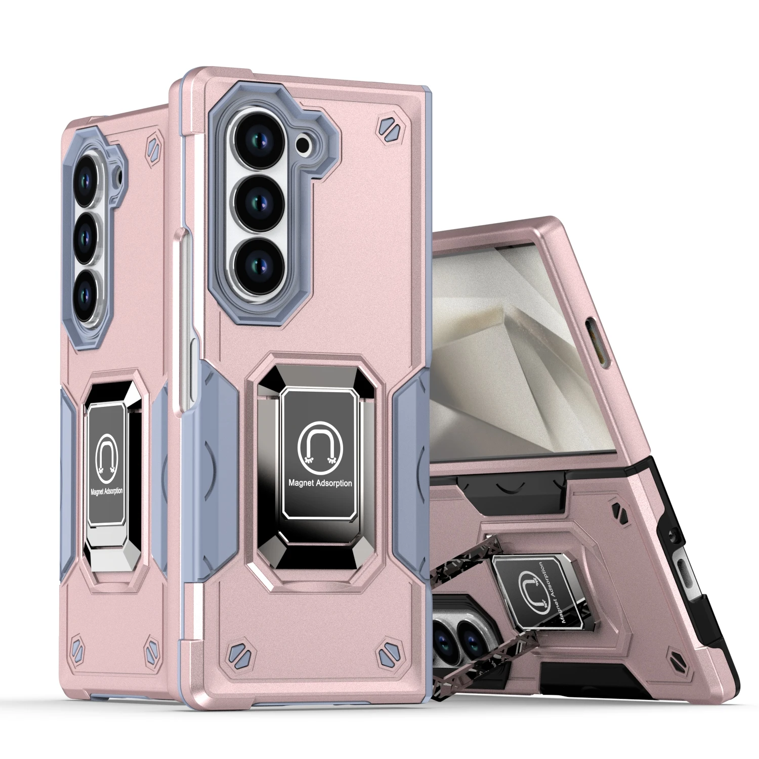 Robuste Handyhülle Für Samsung Galaxy Z Fold Mit Magnetständer_voghion.com