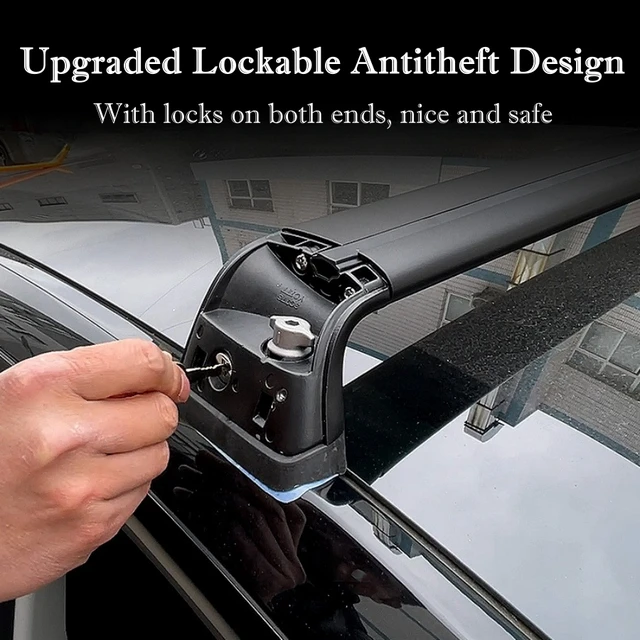 車ルーフクロスバーホルダー テスラモデル 3 2017-2022 ルーフラック