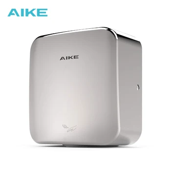 AIKE High Speed Jet Air Hand Dryer 1400W Stainless Steel Smart Sensor Automatic Drying Hand Machine For Commercial Bathroom 1