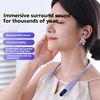 Wireless Earphones Bluetooth 5.4 Neckband Headphones Gaming LED Display HIFI Headset Sports Earbuds High Quality Soundtrack New 2