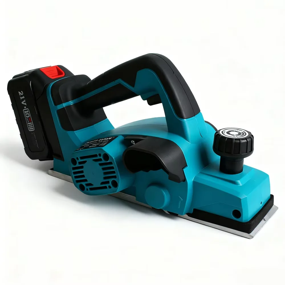 21V 무선 전기 목공 대패 1000W 11000RPM 82mm 폭 0-2mm 깊이 리튬 배터리 목공용 전동 공구