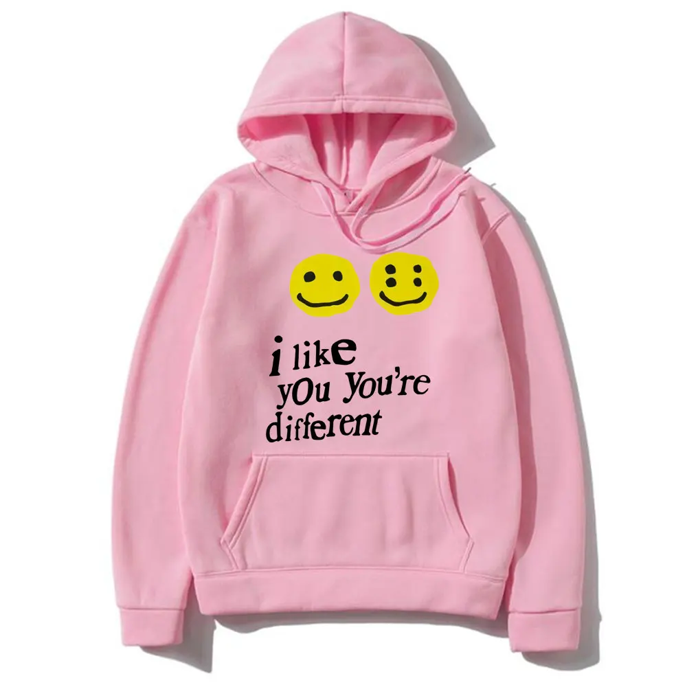 Lucky Me I See Ghosts I Like You Pink Hoodie