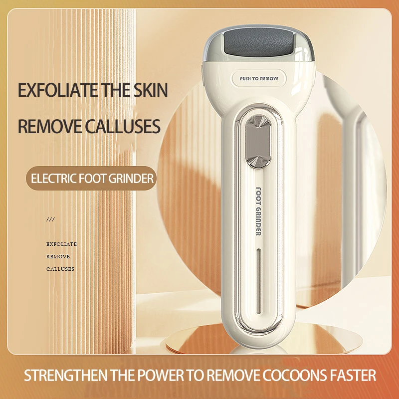 2024 New Electric Foot Care Machine Hard Dry Dead Cuticle Skin Remover Pedicure Care Tool Rehargeable Removal Foot Grinding Tool 2