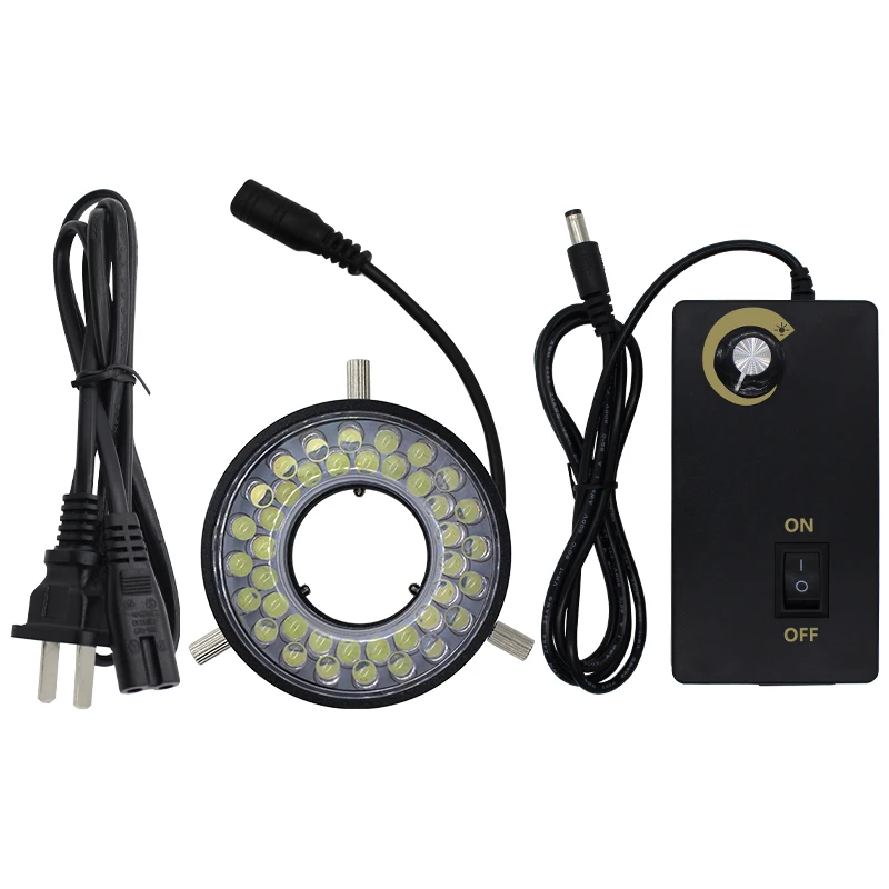 

Microscope Light Source Lamp Ring LED Ring CCD Industrial Camera Visual Inspection 40 Lamp Bead Inner Diameter 28mm