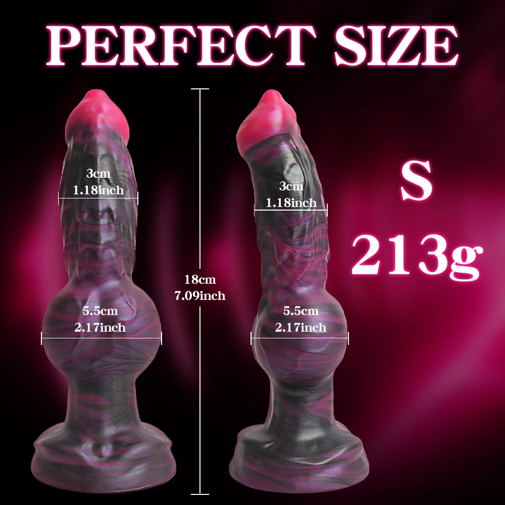 Huge Silicone Animal Dildo Anal Plug Prostate Sex For Men Women Suction Cup Adult Supplies Large Butt Plug Dog Knot Dildo Xxl