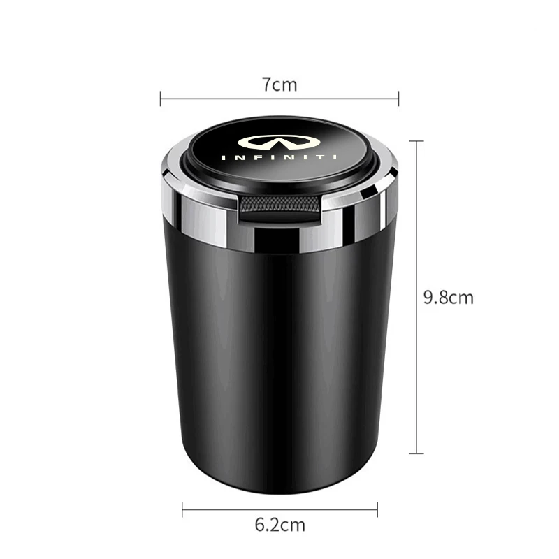 Portable Ashtray Cigarettes Ashtray Silicone Ashtray Stainless Steel Ashtray Metal Ashtray Air Purifier Ashtray Wood Ashtray Ceramic Ashtray Car ashtray accessories vehicles Car accessories novelty Infiniti Q50 q60 QX50 qx60 qx80 qx55 q70 qx30 le q80