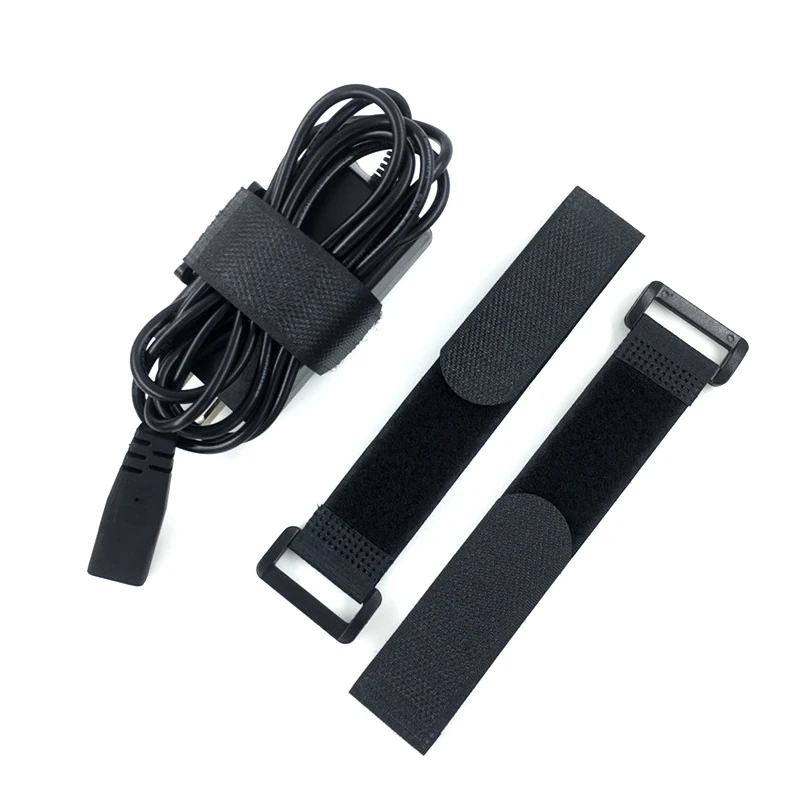 Description Picture 5 of item15PCS 2.5cm Width Nylon Reverse Buckles & Hooks Adhesive Fastener Tape Cable Ties Strap Sticky Line Finishing Black