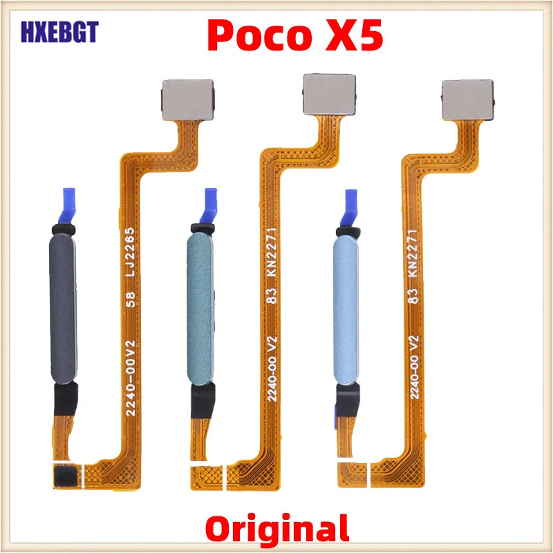 

Original For Xiaomi Poco X5 Fingerprint Recognition Sensor Flex Cable Power Button Key Fingerprint Scannor Replacement Parts
