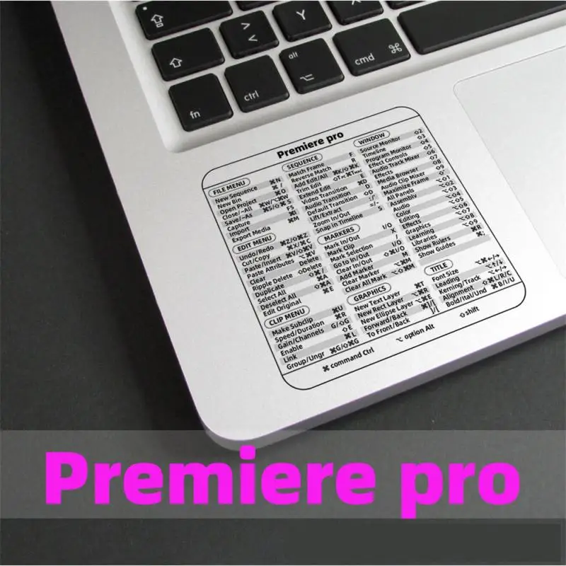 Windows PC Reference Keyboard Shortcut Sticker for PC Laptop Desktop MACBOOK Laptop Software Shortcut Sticker