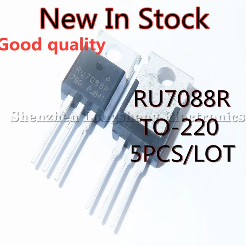 5pcs/lot New Ru7088r Ru7088 To220 70v 80a Field Effect Transistor In