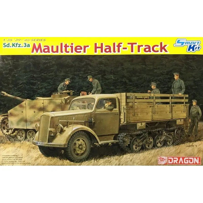 

Набор моделей DRAGON 6761 1/35 Sd.Kfz.3a Maultier с половинной дорожкой