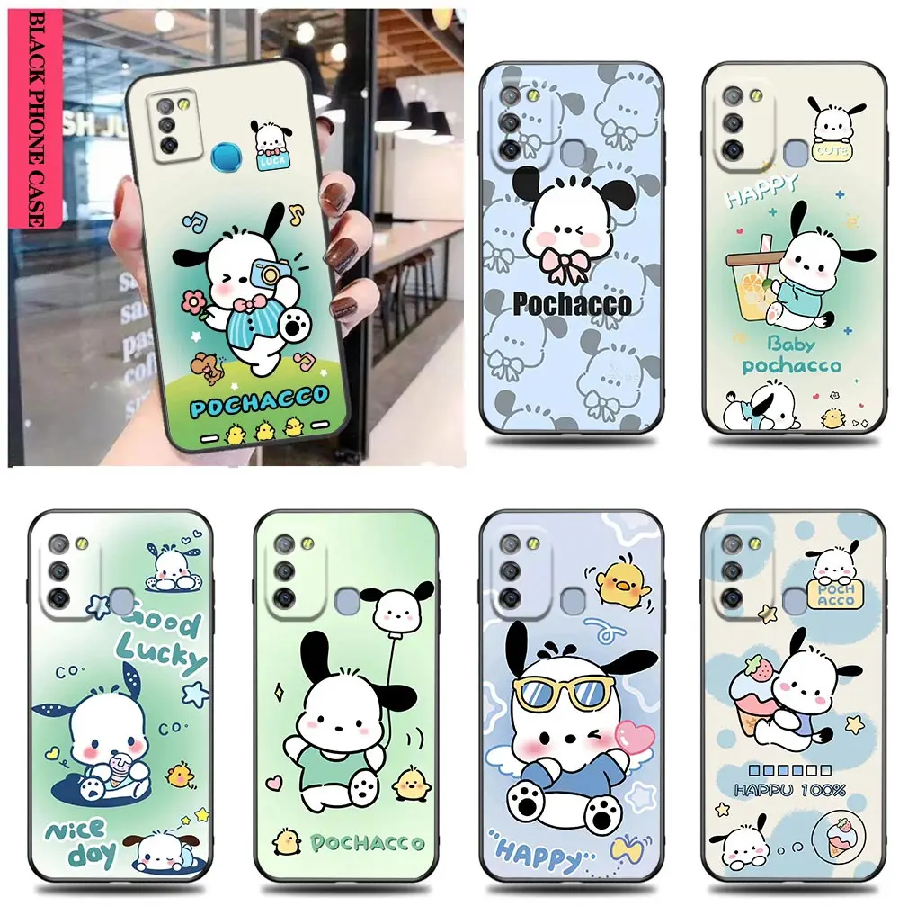 Pacha Dog Cartoon Pochacco Case Per Infinix Tecno Camon 19 16 Zero X Neo 20 8 Pova 4 2 Neo2 Note 12 G96 11 10 8 8I S5 Case Shell