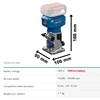 Bosch GLF 18V-8 Wood Router Machine 18V Cordless Brushless 30000RPM Grooving Carving Milling Holes Carpentry Electric Trimmer 6