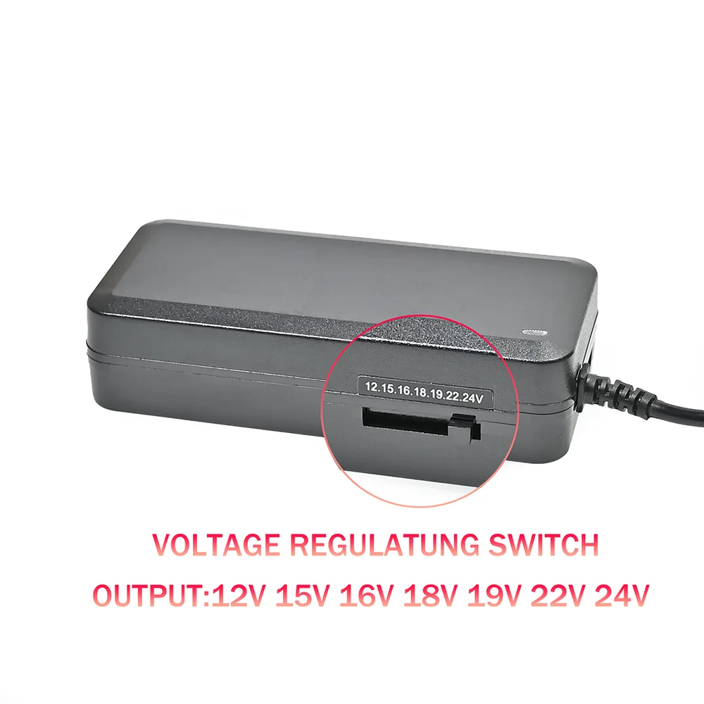 Carregador Universal ac dc Power Adapter Abastecimento para Notebook Usb Ajustável 120w 220v 110v 12v 15v 16v 18v 19v 20v 22v 24v - Imagem 4