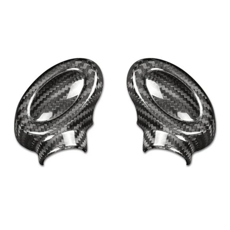 

Модифицированные наклейки для головки шестерни автомобиля из настоящего углеродного волокна для Mini Cooper F54 F55 F56 F57 F60 отделка интерьера сборного человека