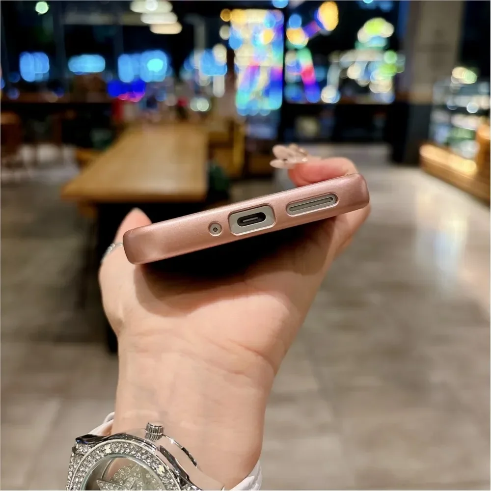 Matte Skin Feel Luxury Shockproof Phone Case – Solid Color Armor Protection