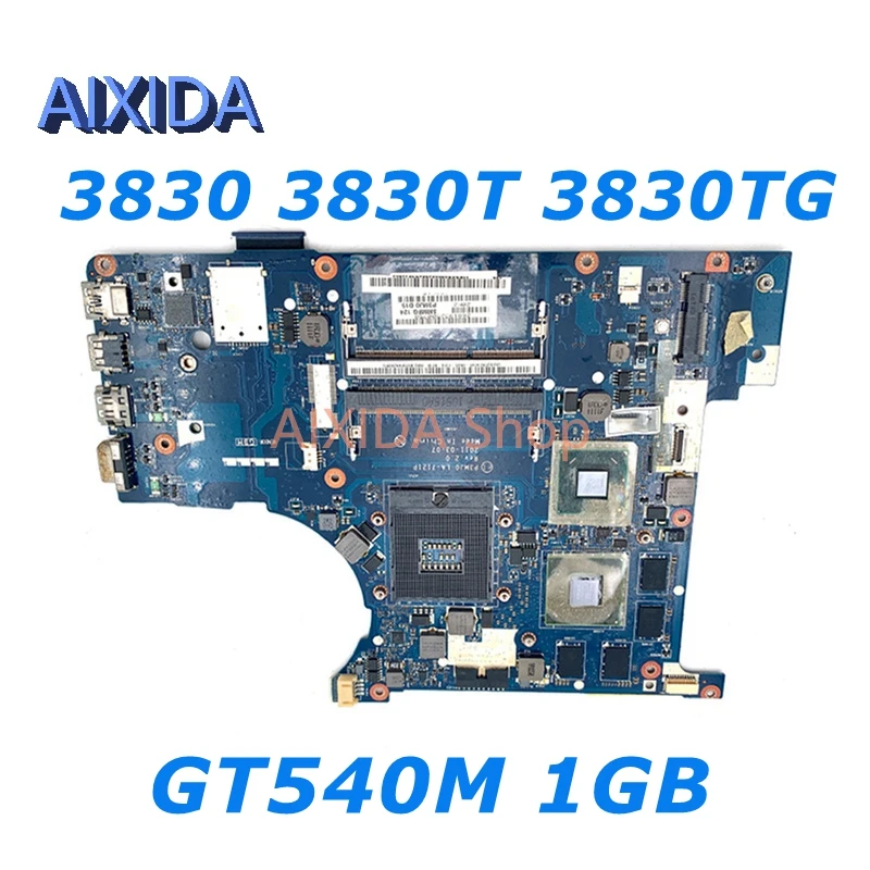 

AIXIDA P3MJ0 LA-7121P MBRFQ02002 для Acer aspire 3830 3830T 3830TG материнская плата для ноутбука GT540M 1 ГБ HM65 DDR3 Материнская плата полный тест