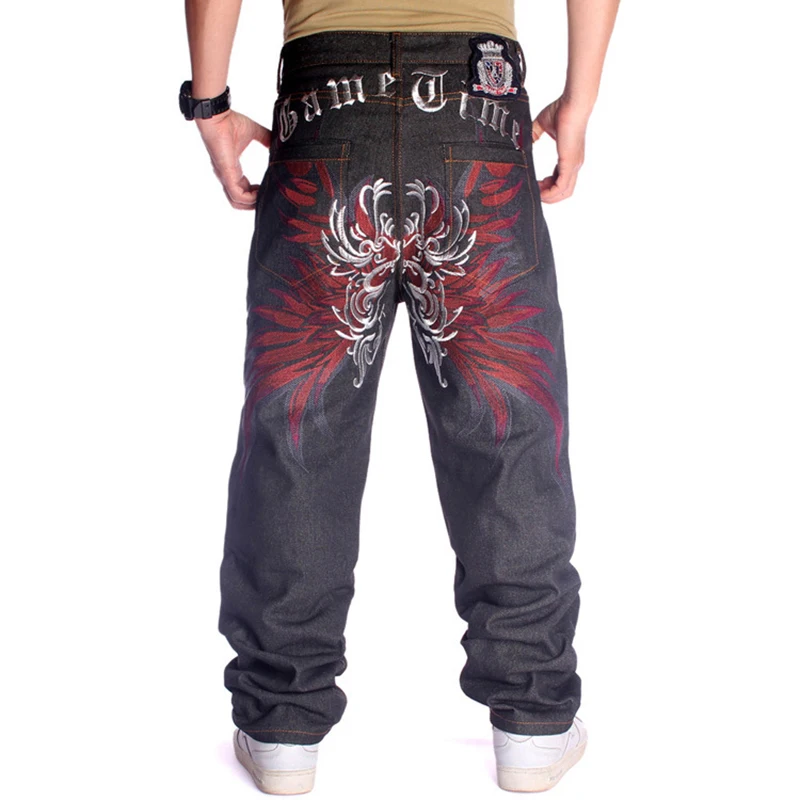 Lässige Baggy-Breitbein-Jeans Für Herren Hip Hop Switzerland | Ubuy
