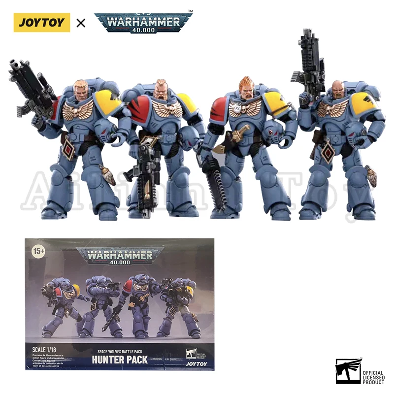 Figura JOYTOY Warhammer 40k Space Wolves Battle Pack Hunter Pack